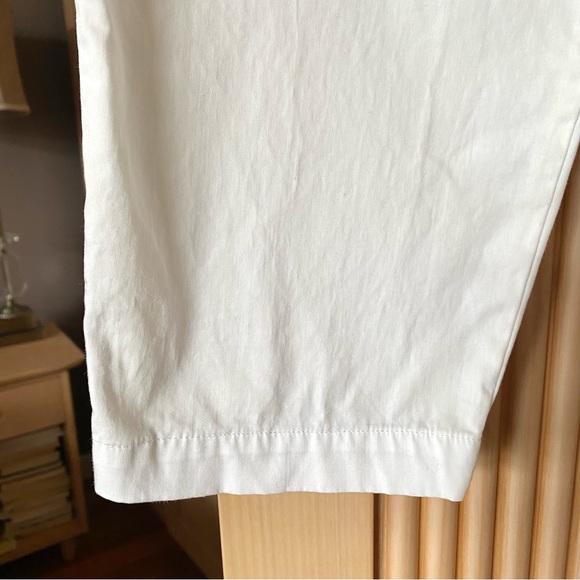 Nili Lotan Dallas Straight Leg cotton twill pant white - Picture 8 of 16